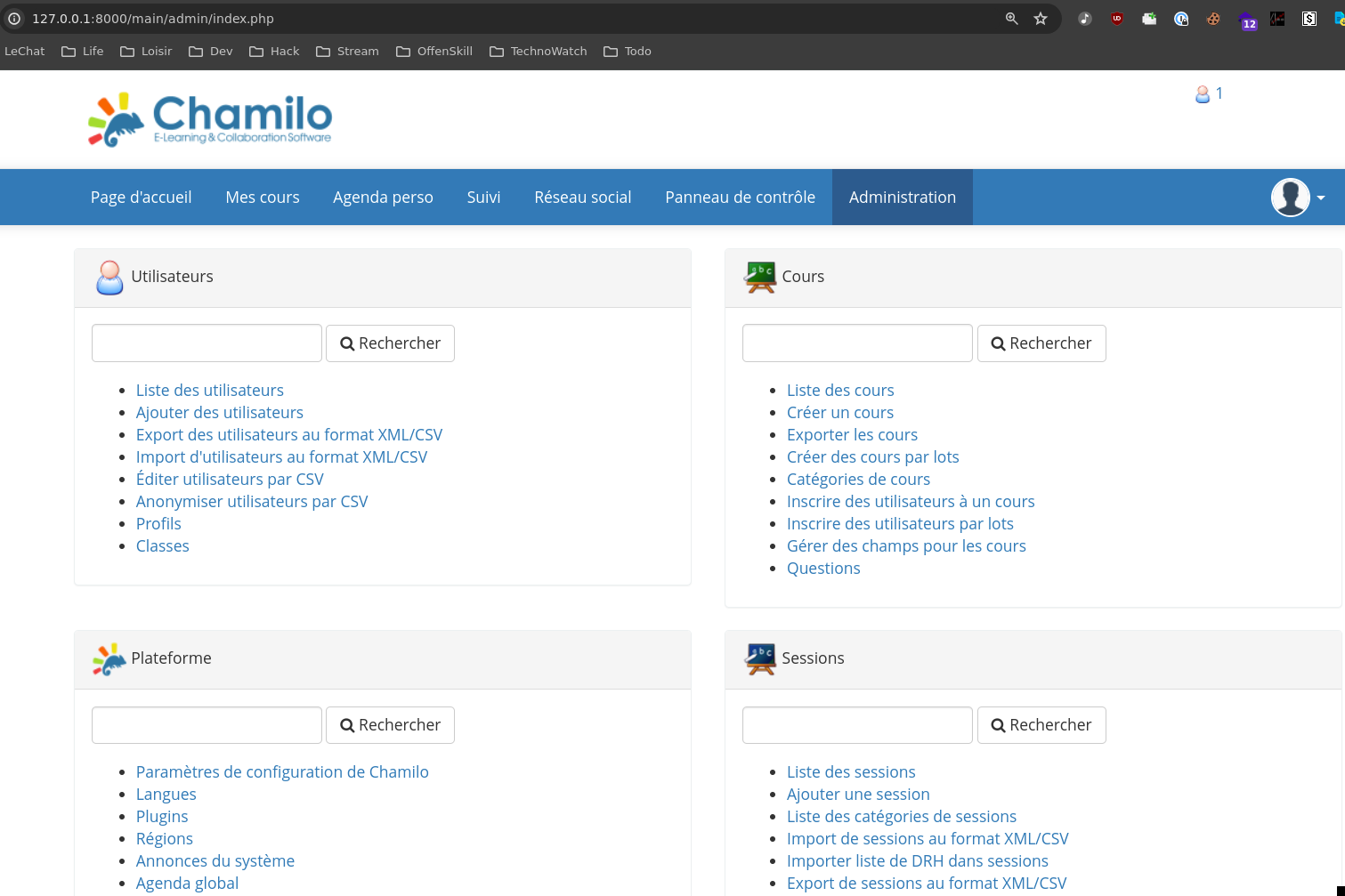 chamilo-admin-dashboard